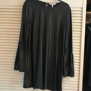 BCBGgenerarion Faux leather Tunic Dress